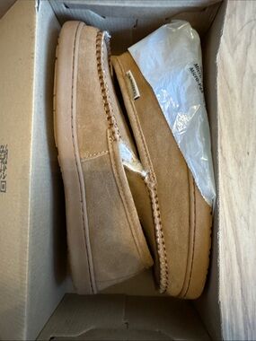 BearPaw Men's Suede Slip-On Loafers - Brown